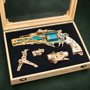 Steam Revolver Wooden Mechanical Model Kit